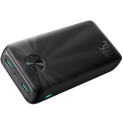 Bateria externa Joyroom JR-PBF16, 20000mAh, 22,5W, QC + PD, 1 x USB-C - 2 x USB-A, preto 