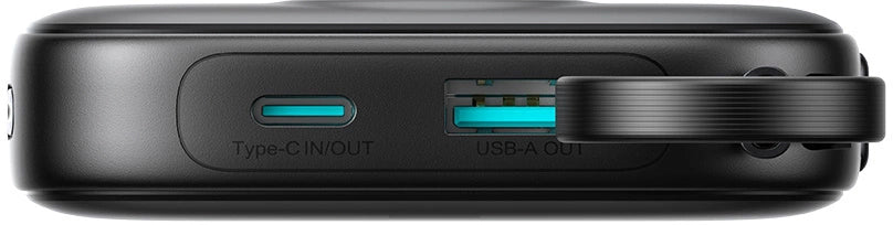 Bateria Externa Joyroom JR-PBF17, 10000mAh, 22.5W, QC + PD, 1 x USB-A - 2 x USB-C, Preta