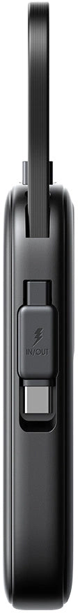 Bateria Externa Joyroom JR-PBF17, 10000mAh, 22.5W, QC + PD, 1 x USB-A - 2 x USB-C, Preta