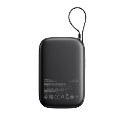 Bateria Externa Joyroom JR-PBF18, 10000mAh, 22.5W, QC + PD, 1 x Lightning - 1 x USB-A - 1 x USB-C, Preta