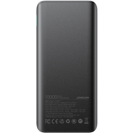 Bateria Externa Joyroom JR-PBF20, 10000mAh, 25W, QC + PD, 1 x USB-C - 2 x USB-A, Preta