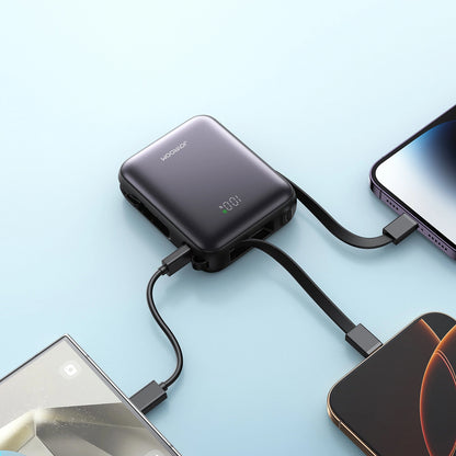 Bateria Externa Joyroom JR-PBF27, 10000mAh, 22.5W, QC + PD, 1 x Lightning - 2 x USB-C, Preta