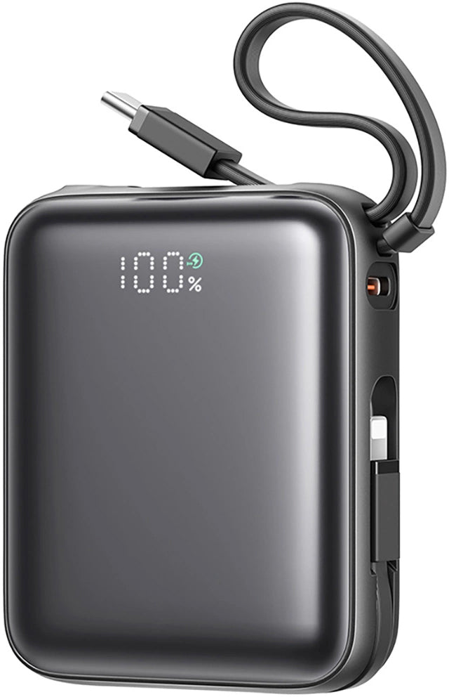 Bateria Externa Joyroom JR-PBF27, 10000mAh, 22.5W, QC + PD, 1 x Lightning - 2 x USB-C, Preta