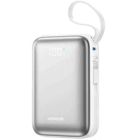 Bateria Externa Joyroom JR-PBF29, 20000mAh, 22.5W, QC + PD, 1 x Lightning - 2 x USB-C, Branca