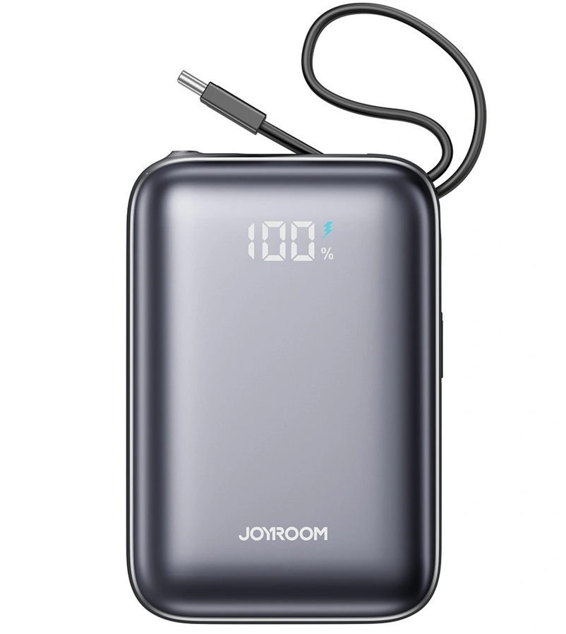 Bateria Externa Joyroom JR-PBF29, 20000mAh, 22.5W, QC + PD, 1 x Lightning - 2 x USB-C, Preta