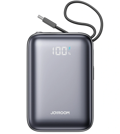 Bateria Externa Joyroom JR-PBF29, 20000mAh, 22.5W, QC + PD, 1 x Lightning - 2 x USB-C, Preta