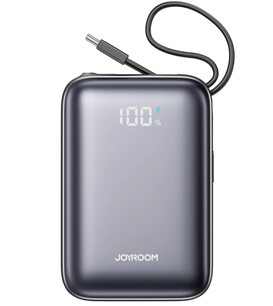 Bateria Externa Joyroom JR-PBF29, 20000mAh, 22.5W, QC + PD, 1 x Lightning - 2 x USB-C, Preta