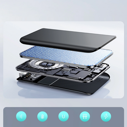 Bateria Externa Joyroom JR-QP192, 20000mAh, 22.5W, QC + PD, 1 x USB-A - 2 x USB-C, Preta