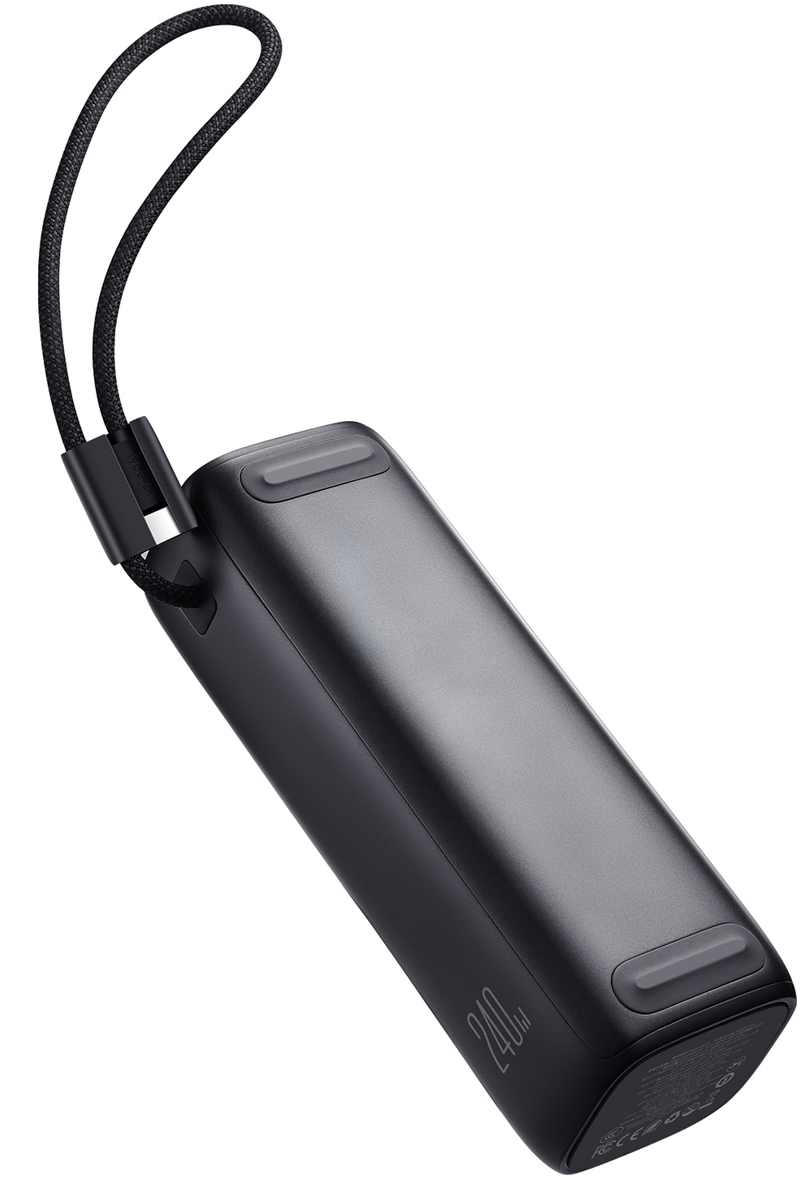 Bateria Externa Joyroom PODIX PR70, 25000mAh, 240W, QC + PD, 1 x USB-A - 3 x USB-C, Preta
