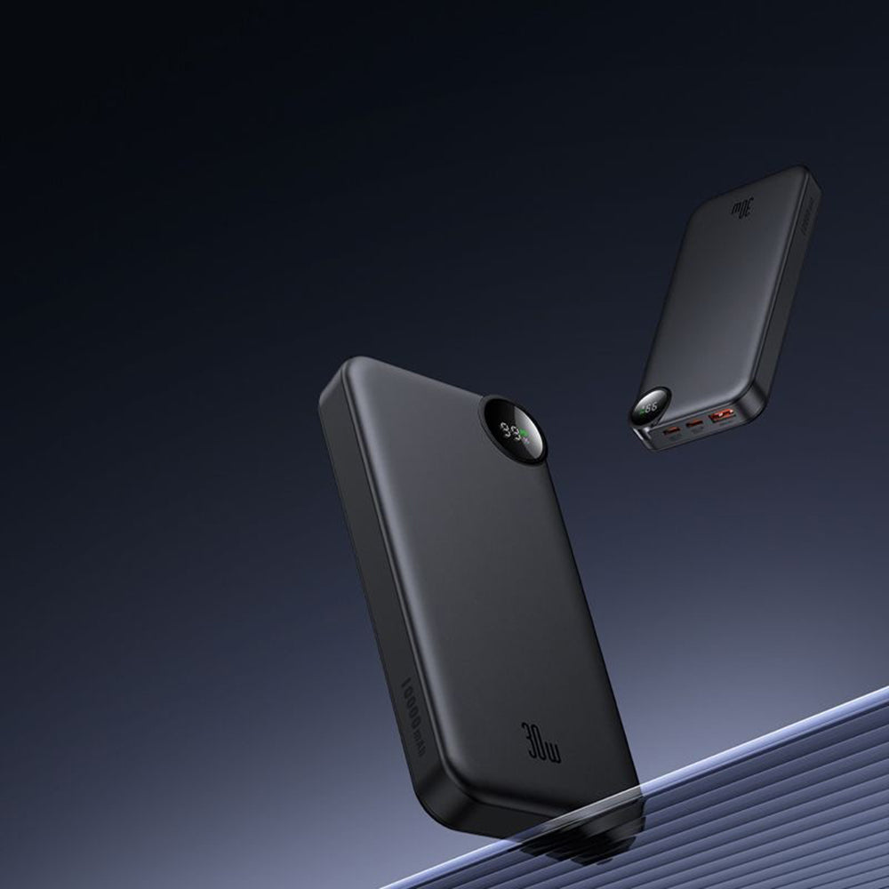 Bateria Externa McDodo MC-3850 Display, 10000mAh, 30W, QC + PD, 1 x USB-A - 2 x USB-C, Preta