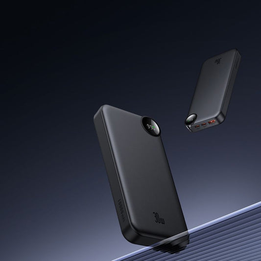 Bateria Externa McDodo MC-3850 Display, 10000mAh, 30W, QC + PD, 1 x USB-A - 2 x USB-C, Preta