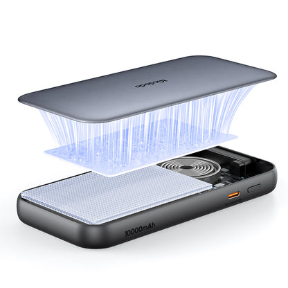 McDodo MC-5920 MetaFree External Battery, 10000mAh, 45W, PD, 2 x USB-C, Gray