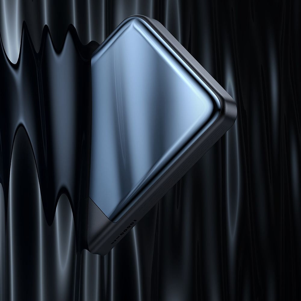 McDodo MC-5931 Ambilight Wireless External Battery, 10000mAh, 30W, PD + FQI, 1 x QI - 1 x USB-C, Black