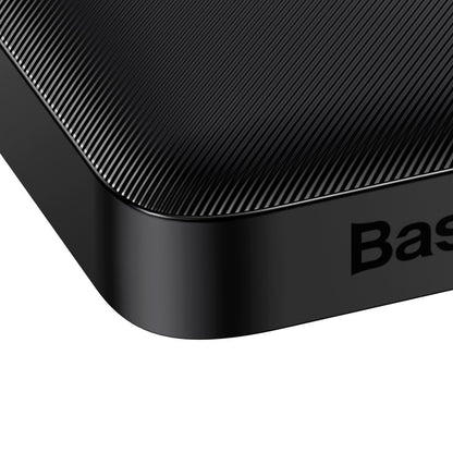 Bateria externa Baseus Bipow, 10000mAh, 15W, 1 x USB-C - 2 x USB-A, preto PPBD050001 