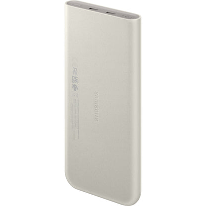 Bateria externa Samsung, 10000mAh, 25W, PD, 2 x USB-C, Bege EB-P3400XUEGEU