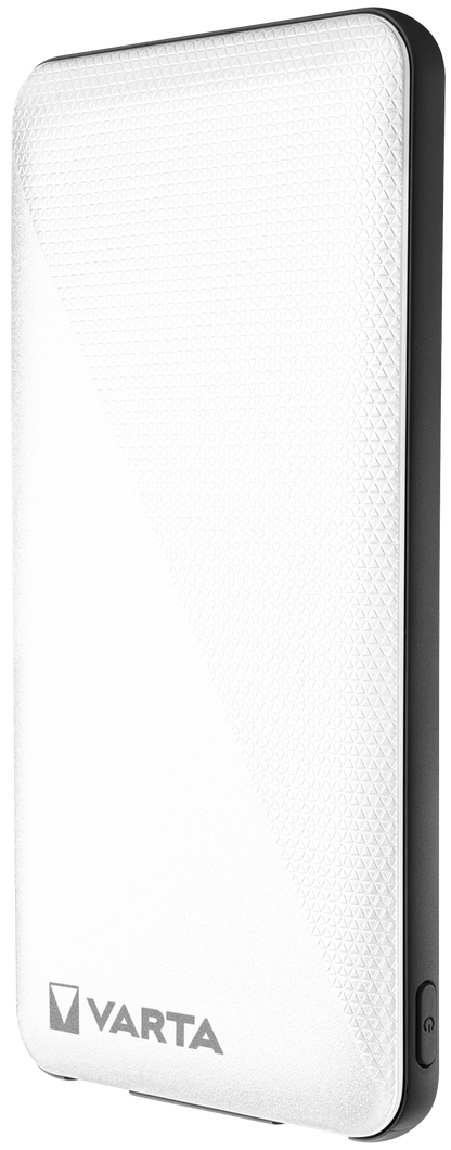 Bateria externa Varta Energy, 5000mAh, 15W, 2 x USB-A - 1 x USB-C, Branco