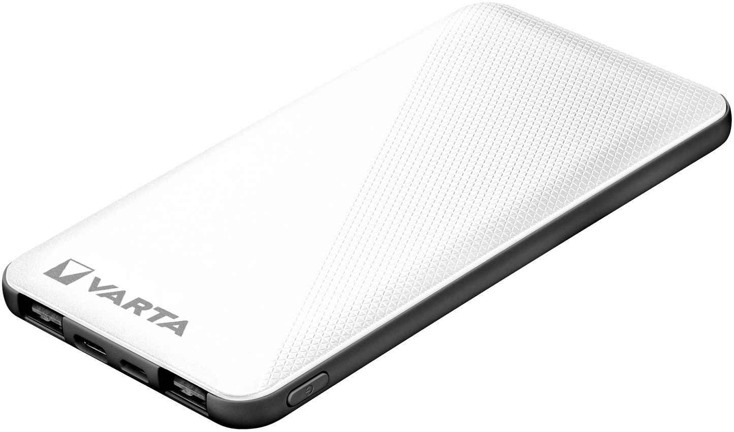 Bateria externa Varta Energy, 5000mAh, 15W, 2 x USB-A - 1 x USB-C, Branco