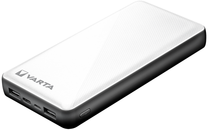 Bateria externa Varta Energy, 20000mAh, 15W, 2 x USB-A - 1 x USB-C, Branco