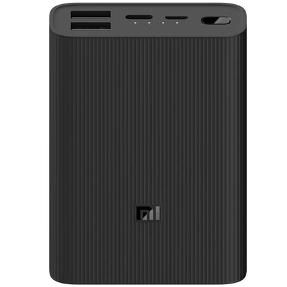 Xiaomi MI 3 Bateria externa ultra compacta, 10000mAh, 22,5W, QC + PD, 2 x USB-A - 1 x USB-C, preto BHR441212GL BHR4412GL