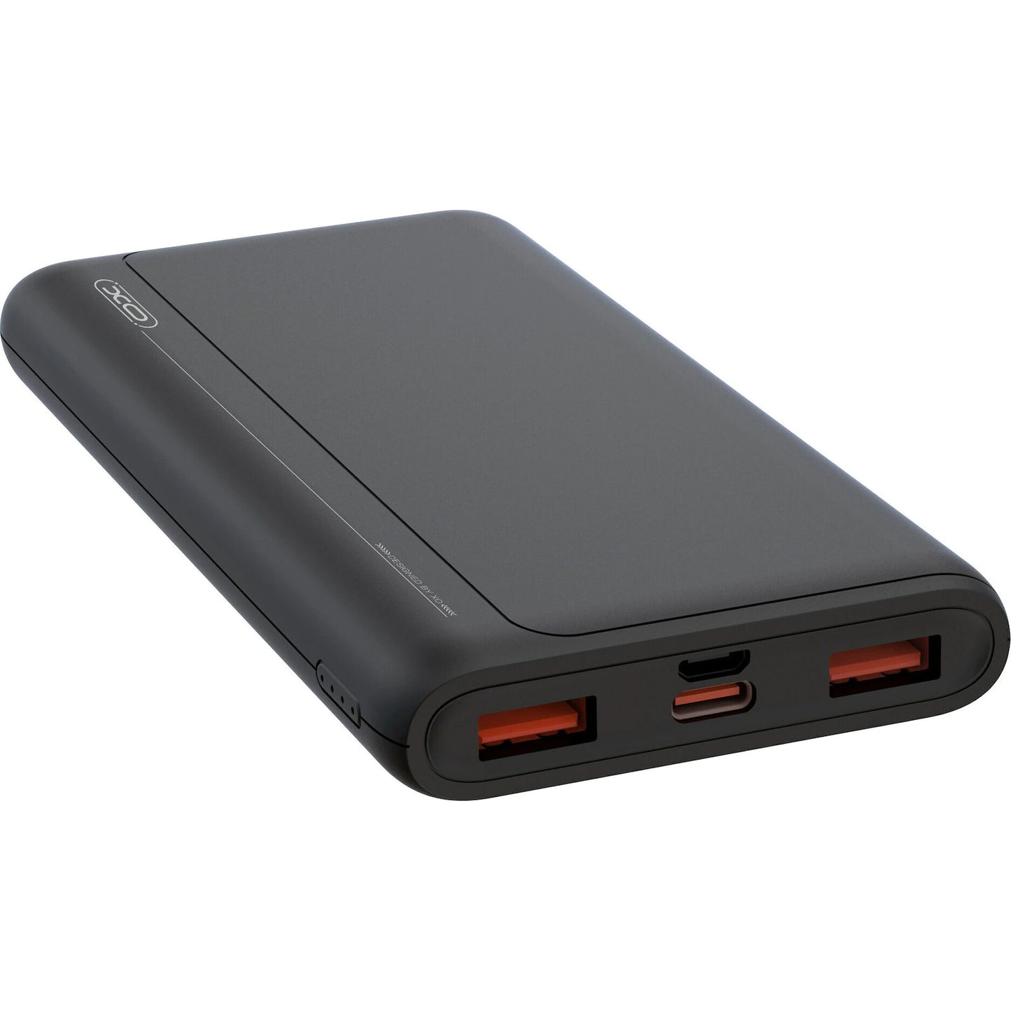 Bateria Externa XO Design PR127, 20000mAh, 22.5W, QC + PD, 1 x USB-C - 2 x USB-A, Preta