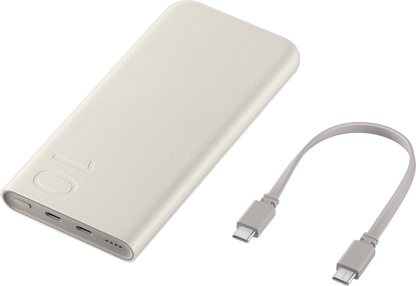 Bateria Externa Samsung, 10000mAh, Bege EB-P3401XUEGWW