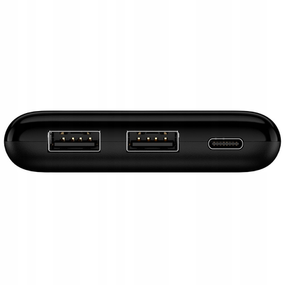 Bateria Externa Setty SPBL-10, 10000mAh, 10W, 2 x USB-A, Preta