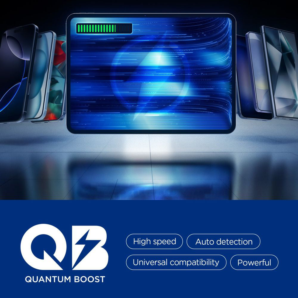 Bateria Externa Spigen, 20000mAh, 30W, QC + PD, 1 x USB-A - 2 x USB-C, Preta