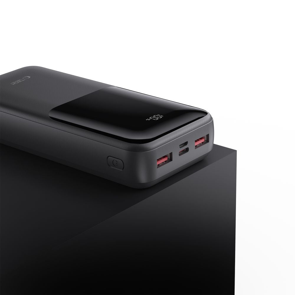 Bateria Externa Tech-Protect PB02, 20000mAh, 22.5W, QC + PD, 1 x USB-C - 2 x USB-A, Preta