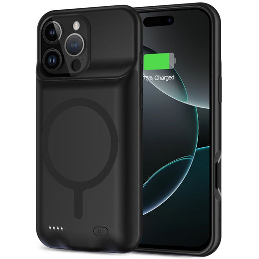 Bateria externa tipo bolsa sem fios Tech-Protect para Apple iPhone 16 Pro Max, 8500mAh, preto 