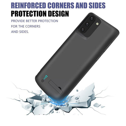 Bateria Externa Tipo Capa Techsuit Power Pro Battery para Samsung Galaxy Note 10 5G N971 / Note10 N970, 5000mAh, Preta