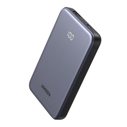 Bateria Externa UGREEN 75131B, 10000mAh, 22.5W, QC + PD, 1 x USB-A - 1 x USB-C, Cinzento