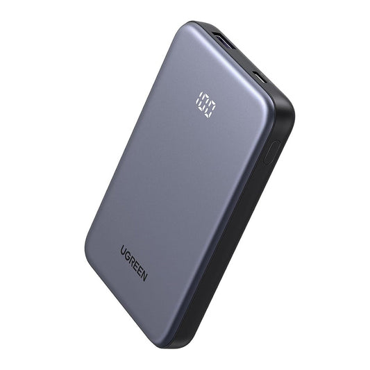 Bateria Externa UGREEN 75131B, 10000mAh, 22.5W, QC + PD, 1 x USB-A - 1 x USB-C, Cinzento