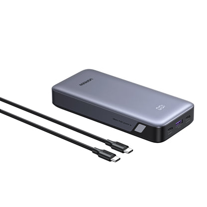 Bateria Externa UGREEN Nexode PB532 (55989B), 20000mAh, 30W, QC + PD, 1 x USB-A - 2 x USB-C, Cinzento