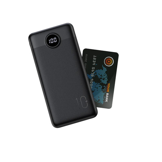 Bateria Externa Veger L10S, 10000mAh, 20W, QC + PD, 1 x USB-C - 2 x USB-A, Preta