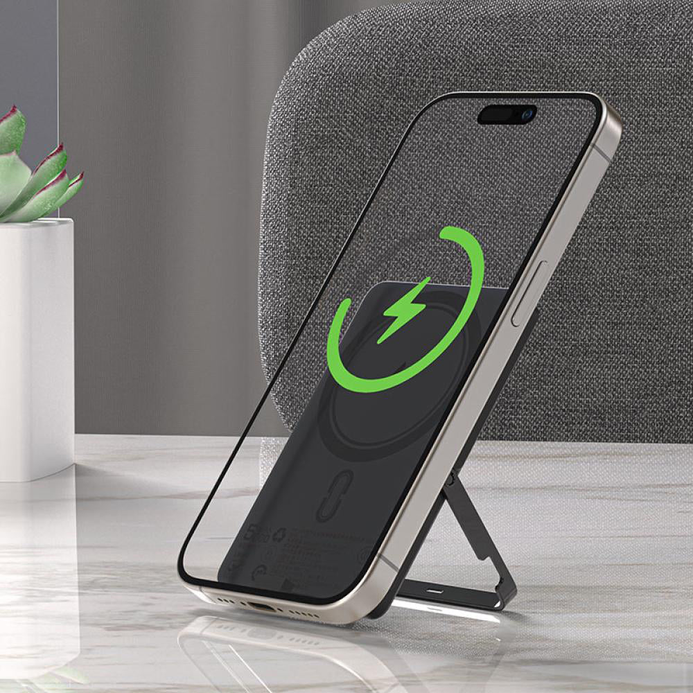 Bateria Externa Wireless Acefast M17, 10000mAh, 22.5W, PD + FQI, 1 x QI - 1 x USB-C, Preta