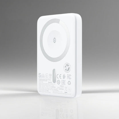 Bateria Externa Wireless Acefast M25, 5000mAh, 20W, PD + FQI, 1 x QI - 1 x USB-C, Branca