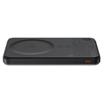 Bateria Externa Wireless Acefast M30, 5000mAh, 20W, PD + FQI, 1 x QI - 2 x USB-C, Preta