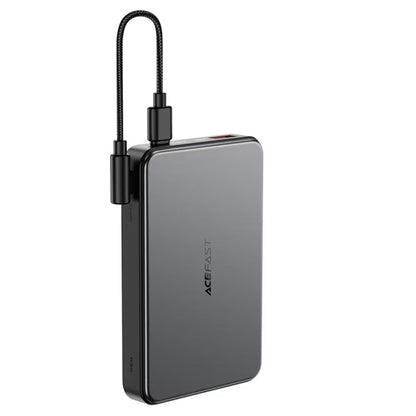 Bateria Externa Wireless Acefast M31, 10000mAh, 22.5W, QC + PD + FQI, 1 x QI - 1 x USB-A - 2 x USB-C, Preta