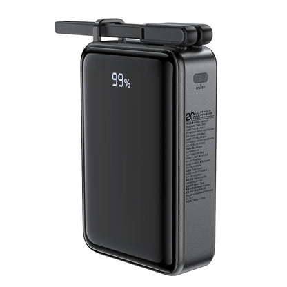 Bateria Externa Acefast M4, 20000mAh, 67W, PD, 1 x USB-A - 2 x USB-C, Preta