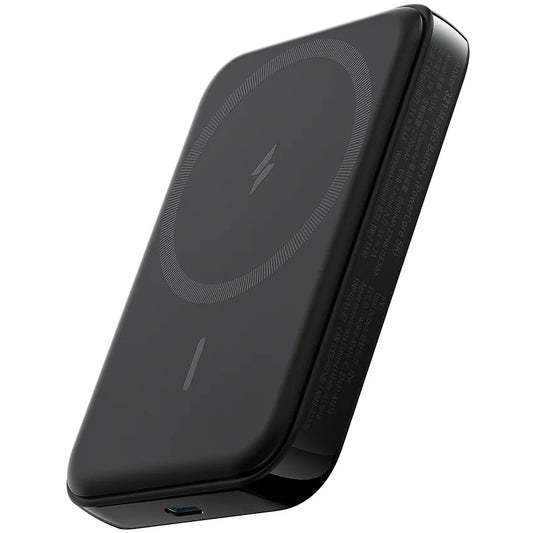 Bateria externa sem fios Anker 321 MagGo, 5000mAh, 7,5W, 1 x IQ, preto A1616G11 