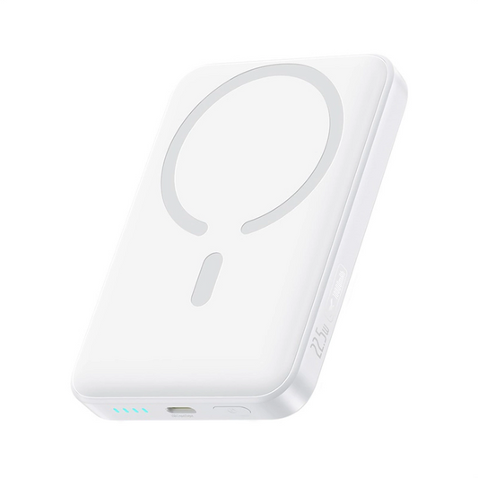 Bateria Externa Wireless Baseus EnerFill FM11 Ultra-Mini, 10000mAh, 22.5W, PD + FQI, 1 x QI - 1 x USB-C, Branca P1008210E213-00