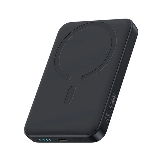 Bateria Externa Wireless Baseus EnerFill FM11 Ultra-Mini, 10000mAh, 22.5W, PD + FQI, 1 x QI - 1 x USB-C, Preta P1008210E123-00