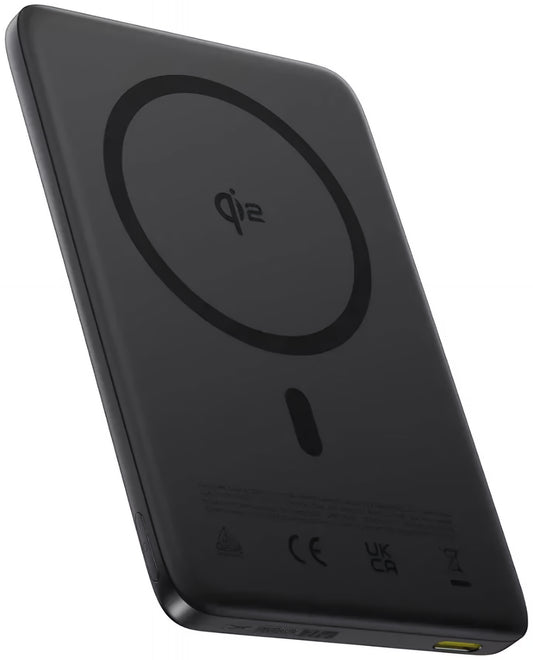 Bateria Externa Wireless Baseus PicoGo AM41, 10000mAh, 27W, PD + FQI, 1 x QI - 1 x USB-C, Preta E0027201