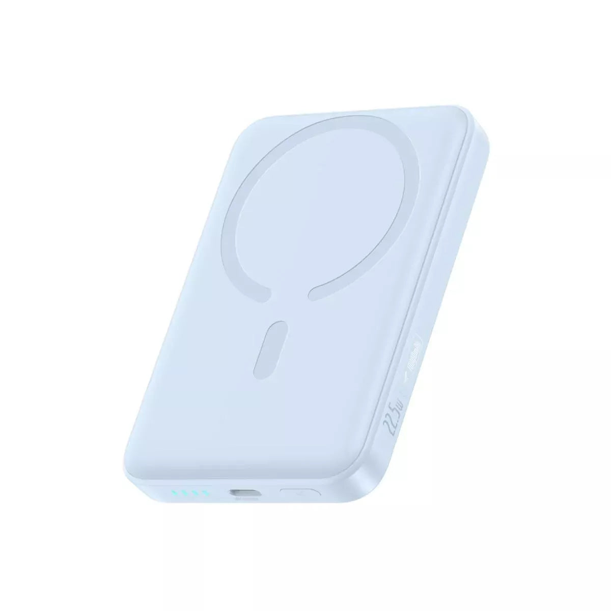 Bateria Externa Wireless Baseus EnerFill FM11 Ultra-Mini, 10000mAh, 22.5W, PD + FQI, 1 x QI - 1 x USB-C, Azul P1008210E313-00
