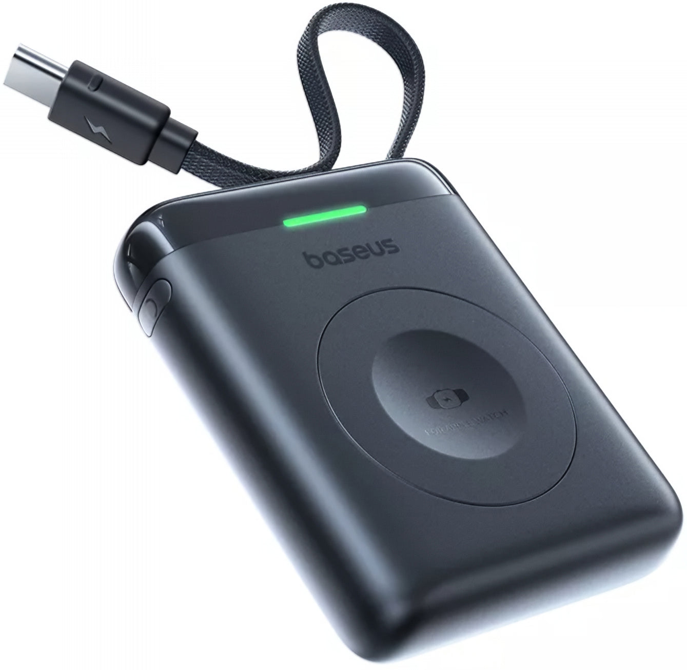 Bateria Externa Wireless Baseus EnerFill FW11 para Apple Watch Series, 1640mAh, 5W, 1 x QI, Preta E0205301