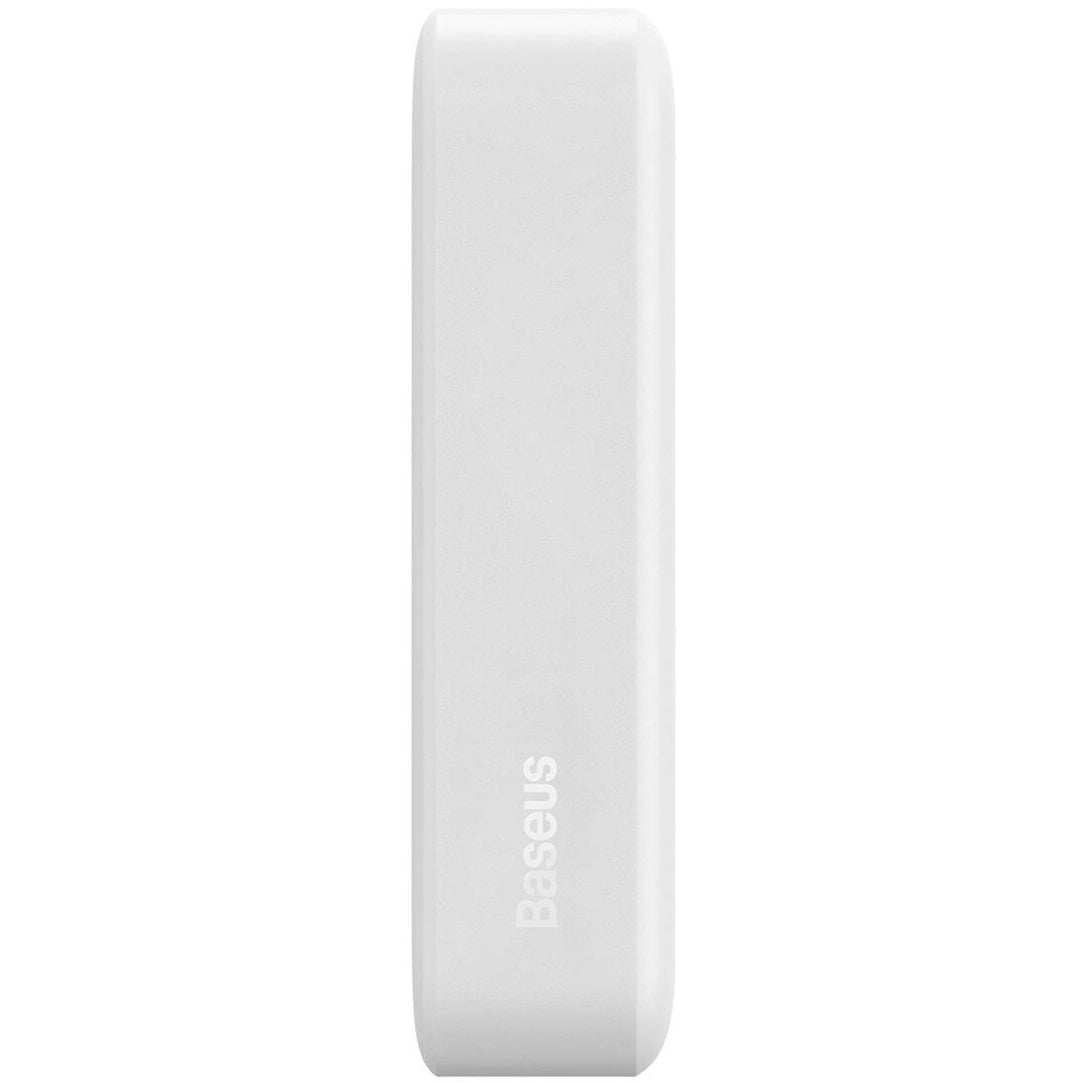 Bateria externa sem fios Baseus Magnetic Mini, 20000mAh, 20W, PD + FQI, 1 x QI - 1 x USB-C, branco PPCX150002 