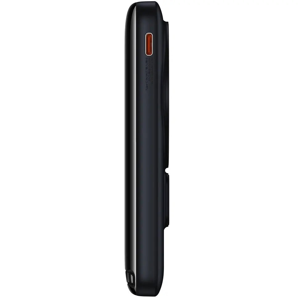 Bateria externa sem fios com suporte magnético Baseus, 10000mAh, 20W, PD + FQI, 1 x QI - 1 x USB-C, azul PPCX000203 PPCX000203 