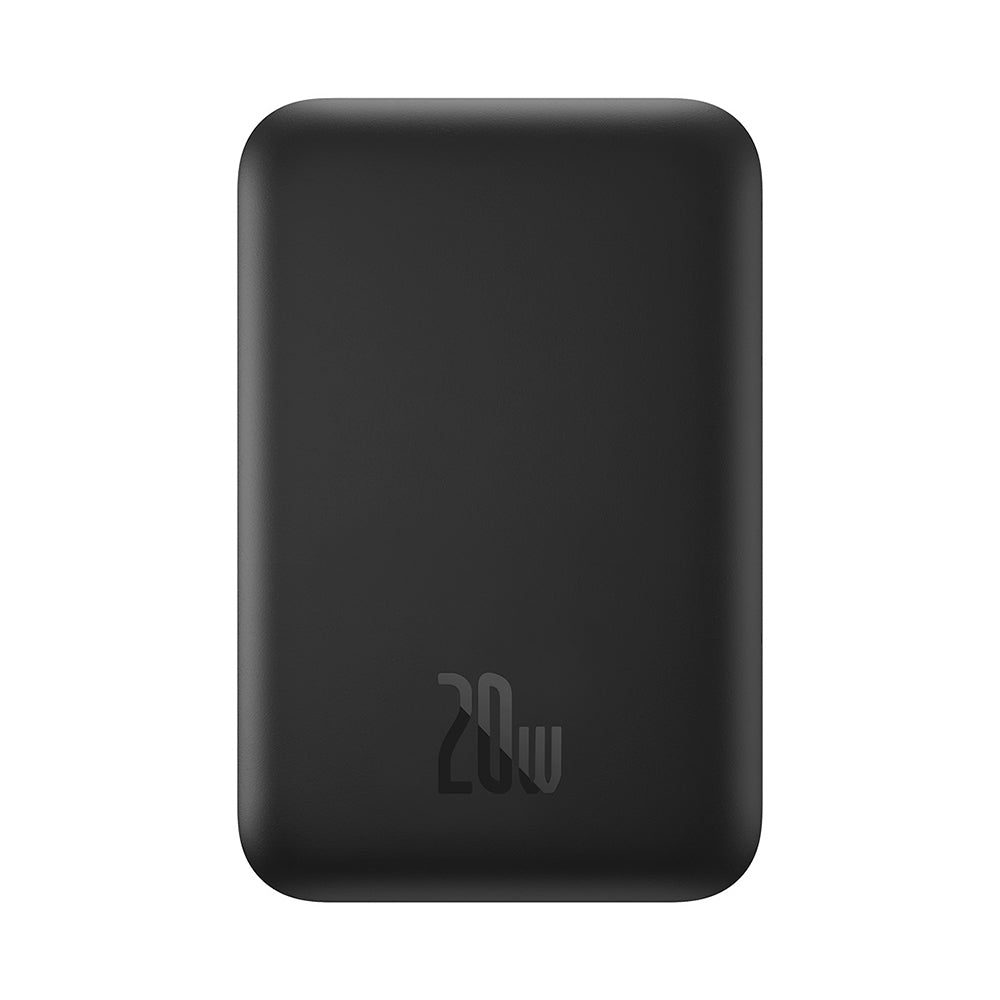 Bateria Externa Wireless Baseus Mini Air, 6000mAh, 20W, PD + FQI, 1 x QI - 1 x USB-C, Preta P10059002113-00