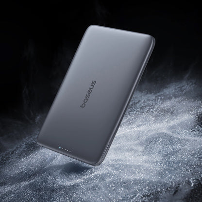Bateria Externa Wireless Baseus PicoGo AM41, 5000mAh, 20W, PD + FQI, 1 x QI - 1 x USB-C, Cinzento P1007680C813-00