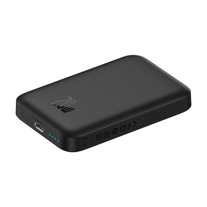Bateria Externa Wireless Baseus Mini Air, 6000mAh, 20W, PD + FQI, 1 x QI - 1 x USB-C, Preta P10059002113-00